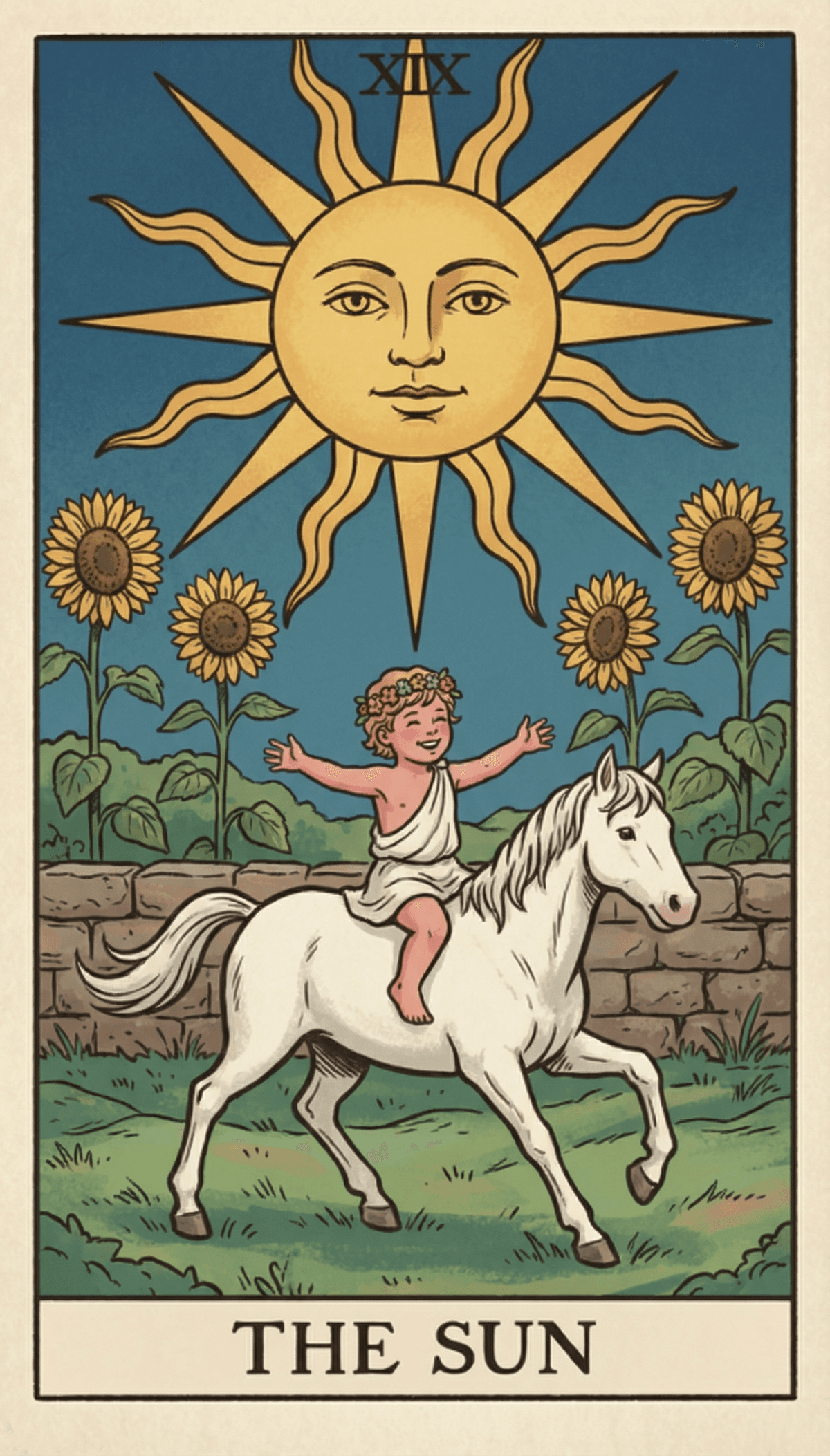 The Sun Tarot Card